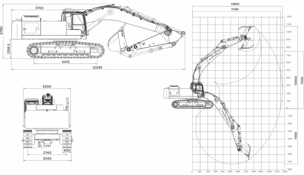 CDM6490 Excavator Draw
